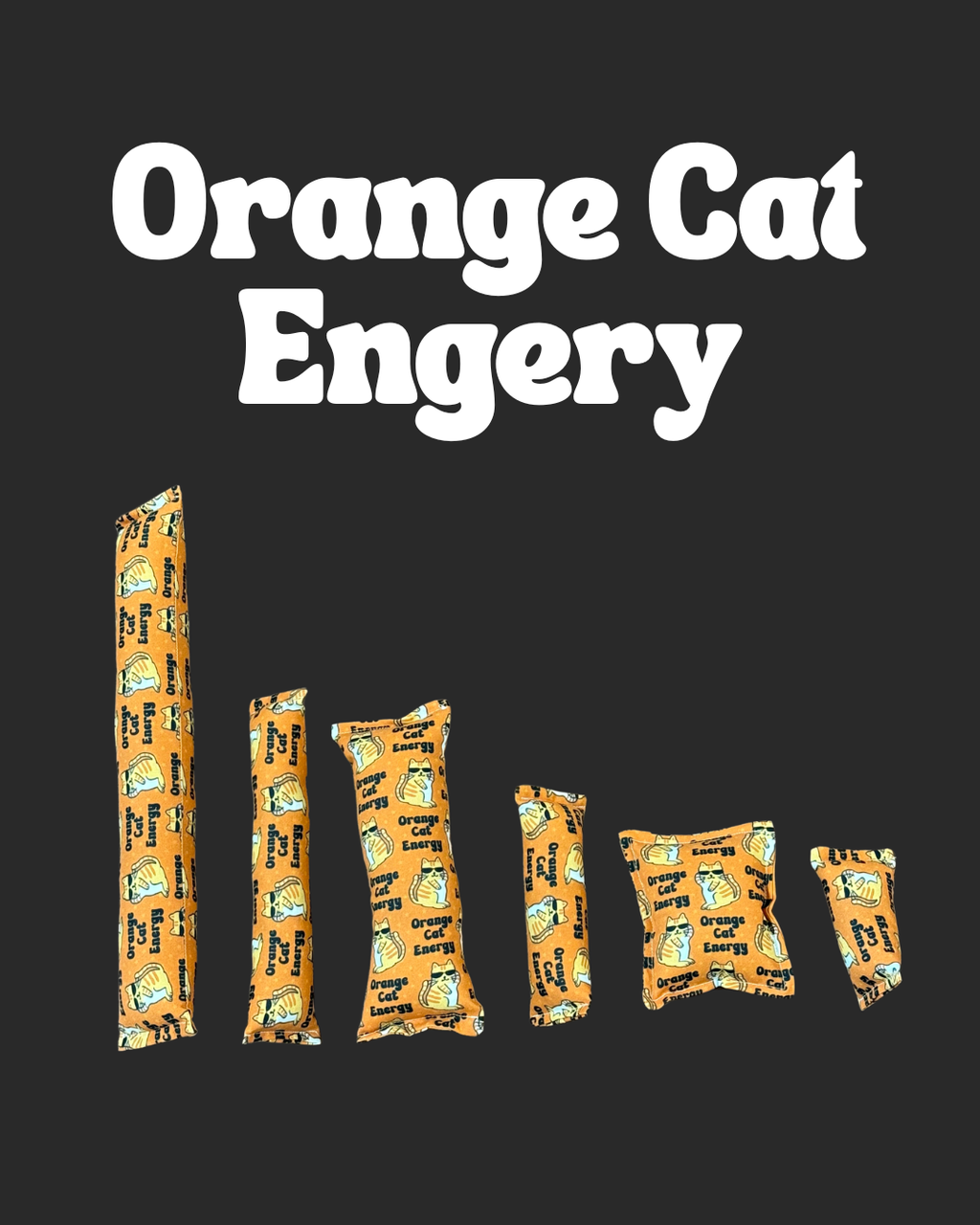 Catnip Cat Toys- Orange Cat Energy