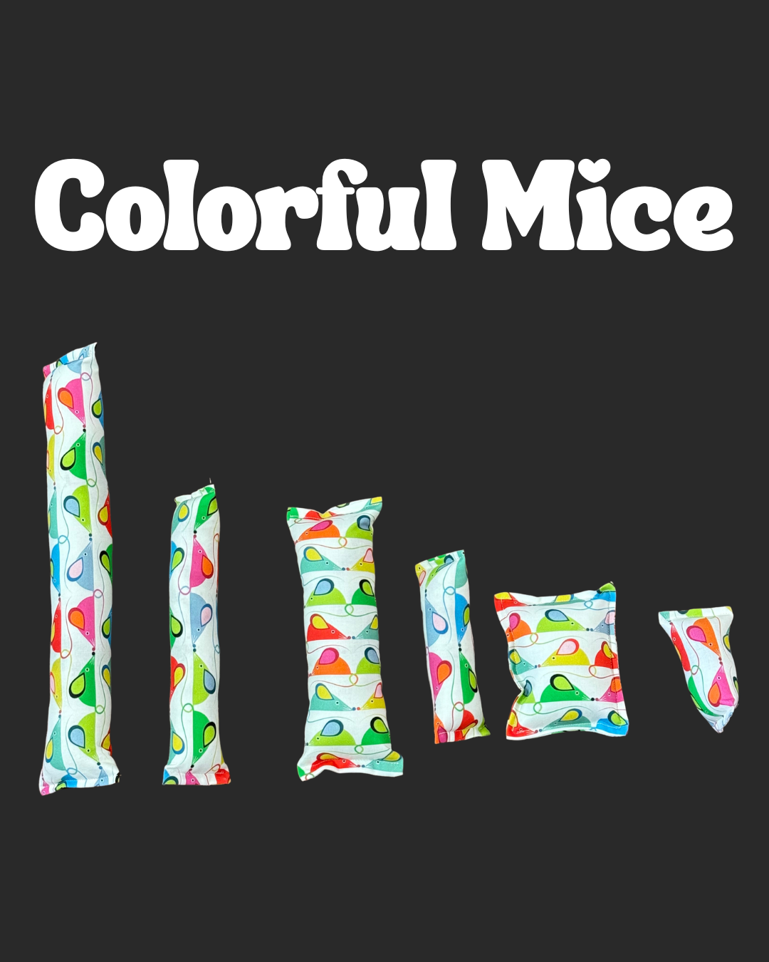 Catnip Cat Toys- Colorful Mice