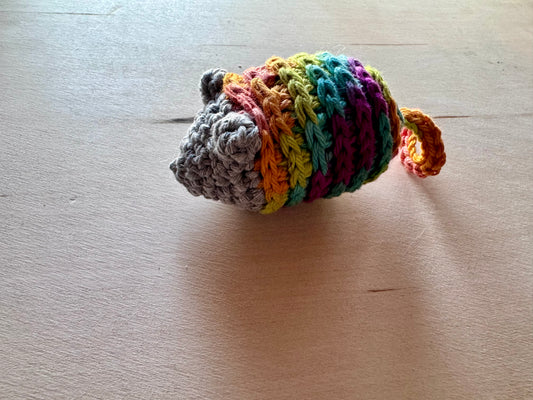 Rainbow Mouse Catnip Toy